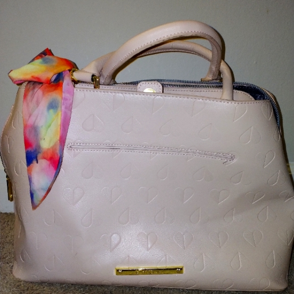 Betsey Johnson Saffiano Satchel